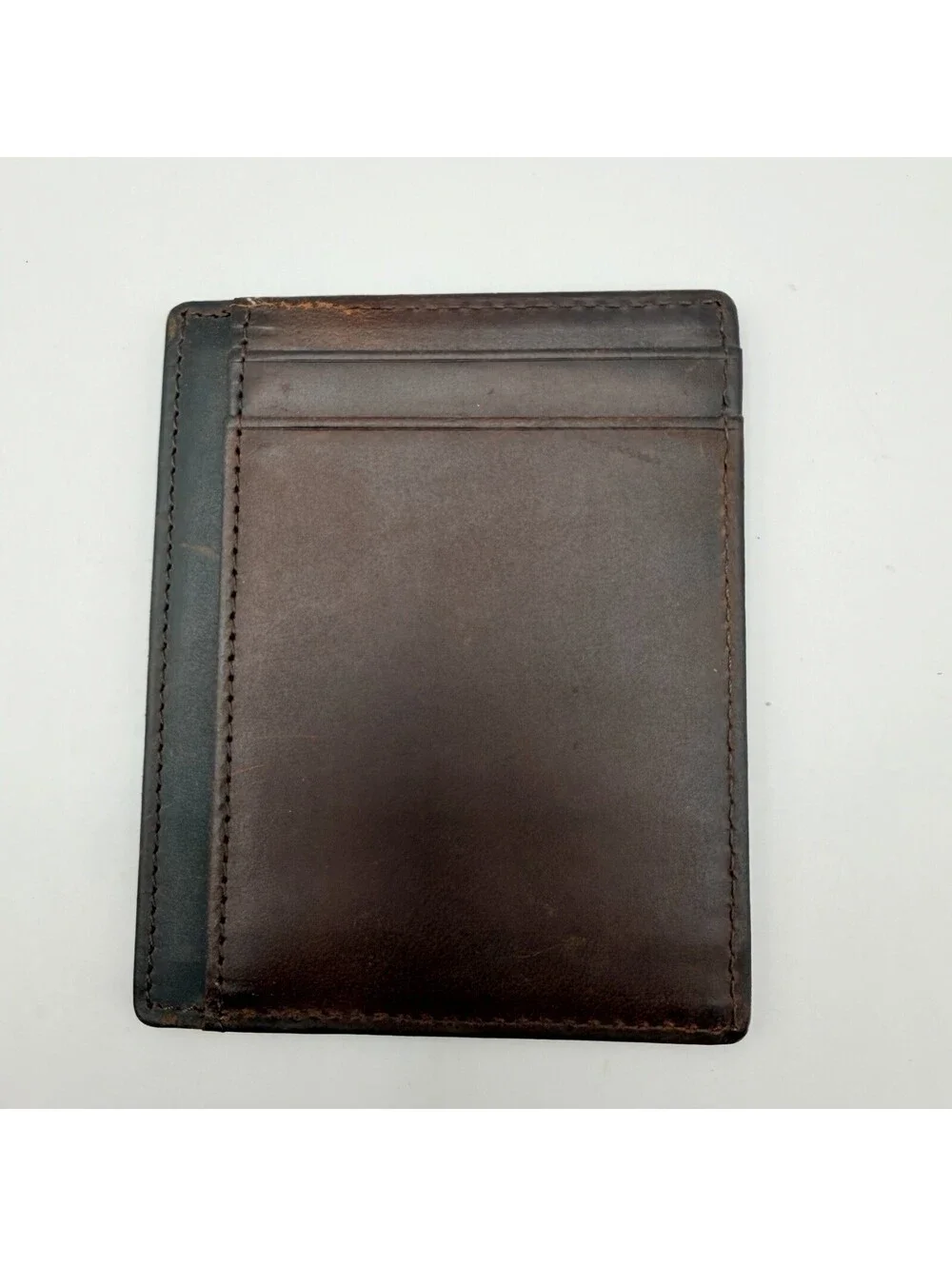 Andar Men’s Wallet Credit Card Holder Distressed Brown With Bag